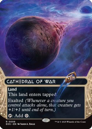 Cathedral of War (EOS-006) (Borderless) [Edge of Eternities: Stellar Sights]