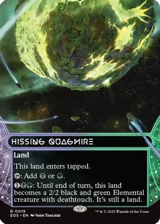 Hissing Quagmire (EOS-019) (Borderless) [Edge of Eternities: Stellar Sights] Foil