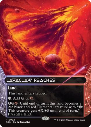Lavaclaw Reaches (EOS-022) (Borderless) [Edge of Eternities: Stellar Sights]
