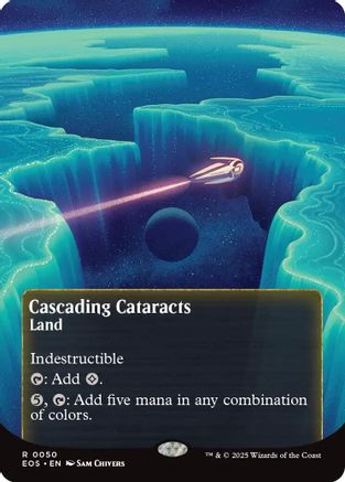 Cascading Cataracts (EOS-050) (Borderless) [Edge of Eternities: Stellar Sights]
