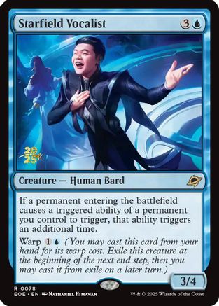 Starfield Vocalist (PRE-078) [Prerelease Cards] Foil