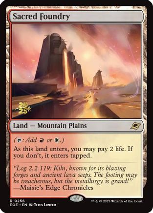 Sacred Foundry (PRE-256) [Prerelease Cards] Foil