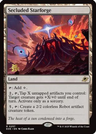 Secluded Starforge (PRE-257) [Prerelease Cards] Foil