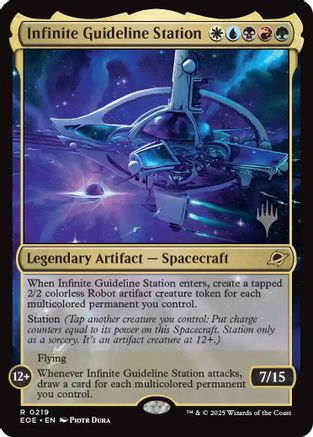 Infinite Guideline Station (PPEOE-219) [Promo Pack: Edge of Eternities] Foil