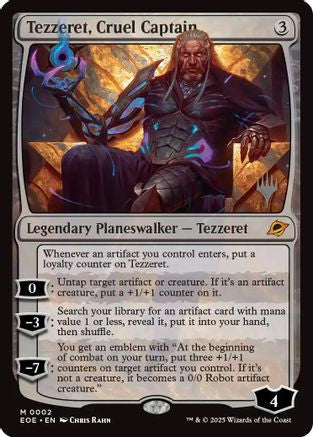 Tezzeret, Cruel Captain (PPEOE-002) [Promo Pack: Edge of Eternities] Foil