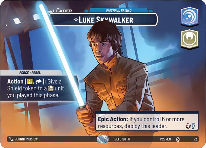 Luke Skywalker - Faithful Friend (72) (72) [Organized Play Promos]