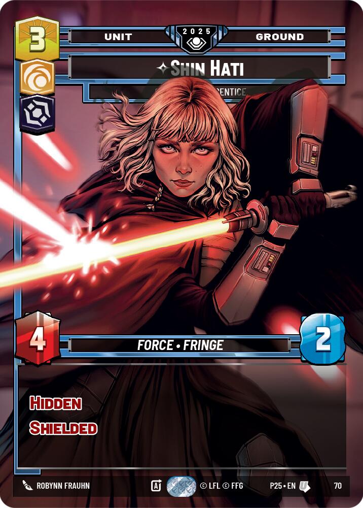 Shin Hati (70) - Overeager Apprentice (70) [Organized Play Promos]