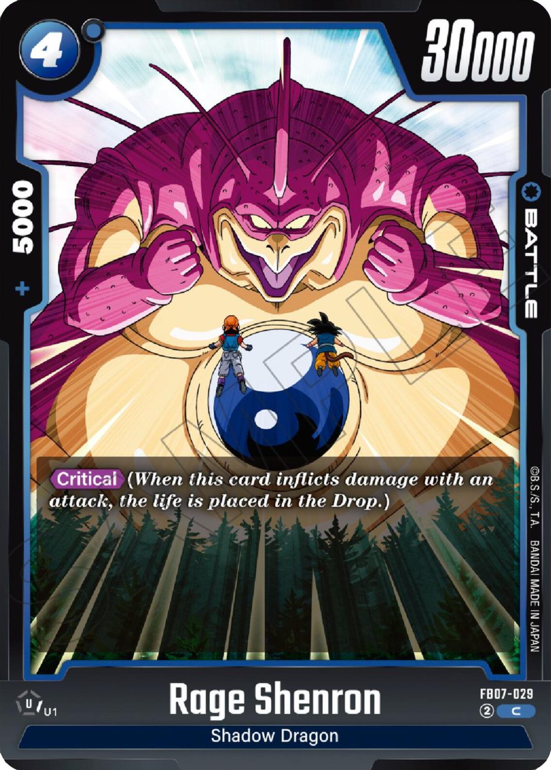 Rage Shenron [Wish For Shenron]