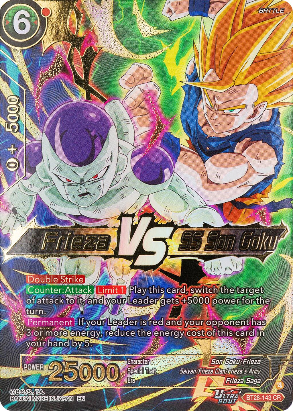 Frieza VS SS Son Goku (BT28-143) [Prismatic Clash]