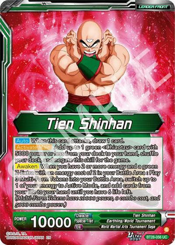 Tien Shinhan // Tien Shinhan, Return of the Mysterious Technique (SLR) (BT28-056) [Prismatic Clash]