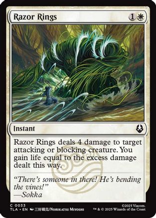 Razor Rings (TLA-033) [Avatar: The Last Airbender] Foil