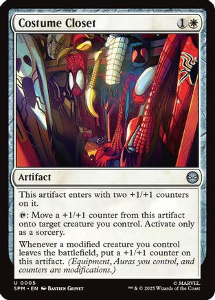 Costume Closet (SPM-005) [Marvel's Spider-Man]