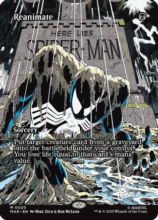 Reanimate (Borderless) (MAR-020) [Marvel Eternal-Legal] Foil