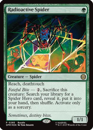 Radioactive Spider (UMP-285) [Unique and Miscellaneous Promos] Foil