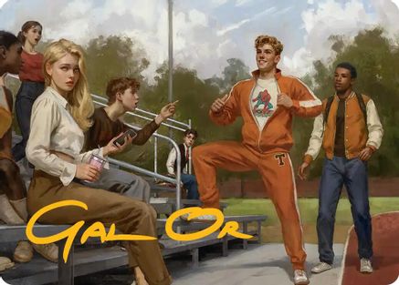 Flash Thompson, Spider-Fan Art Card (Gold-Stamped Signature) (AASPM-001) [Art Series: Marvel's Spider-Man]