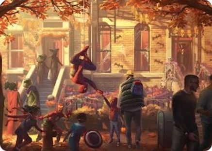 Friendly Neighborhood Art Card (AASPM-002) [Art Series: Marvel's Spider-Man]