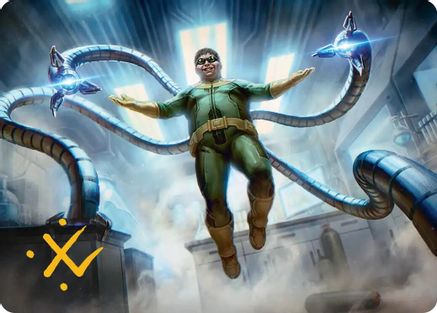 Doctor Octopus, Master Planner Art Card (25/54) (Gold-Stamped Signature) (AASPM-025) [Art Series: Marvel's Spider-Man]