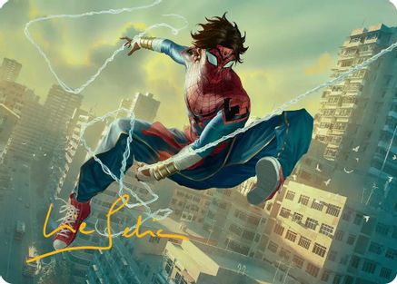 Spider-Man India Art Card (Gold-Stamped Signature) (AASPM-031) [Art Series: Marvel's Spider-Man]