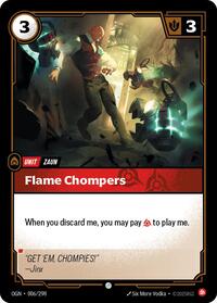 Origins : Flame Chompers - 006/298 - Foil - Common - Unit