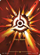 Origins : Fury Rune (Alternate Art) - 007a/298 - Foil - Showcase - Rune