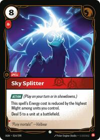Origins : Sky Splitter - 014/298 - Normal - Common - Spell