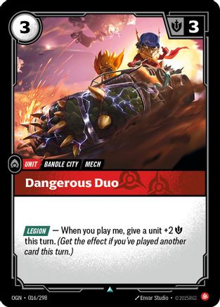 Dangerous Duo (016/298) - Origins