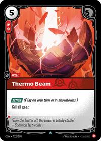 Origins : Thermo Beam - 022/298 - Foil - Uncommon - Spell
