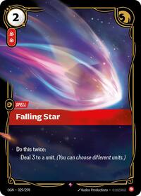 Origins : Falling Star - 029/298 - Foil - Rare - Spell