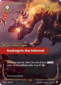 Origins : Kadregrin the Infernal - 038/298 - Foil - Epic - Unit