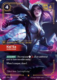 Origins : Kai'Sa - Survivor - 039/298 - Foil - Epic - Champion Unit