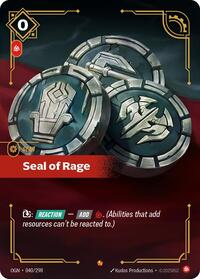 Origins : Seal of Rage - 040/298 - Foil - Epic - Gear