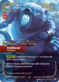 Origins : Volibear - Furious - 041/298 - Foil - Epic - Champion Unit
