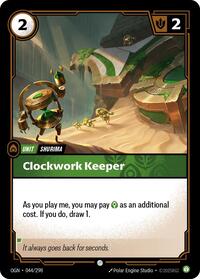 Origins : Clockwork Keeper - 044/298 - Foil - Common - Unit