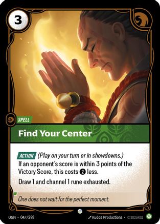 Find Your Center (047/298) - Origins Foil