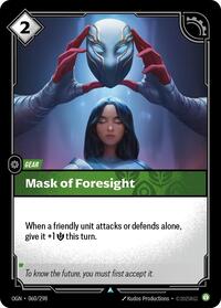Origins : Mask of Foresight - 060/298 - Normal - Uncommon - Gear