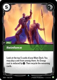 Origins : Reinforce - 062/298 - Foil - Uncommon - Spell