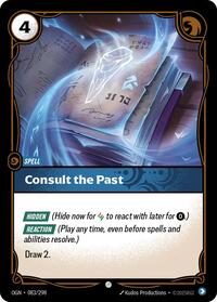 Origins : Consult the Past - 083/298 - Foil - Common - Spell