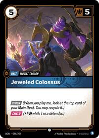 Origins : Jeweled Colossus - 086/298 - Foil - Common - Unit