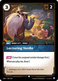 Origins : Lecturing Yordle - 087/298 - Normal - Common - Unit