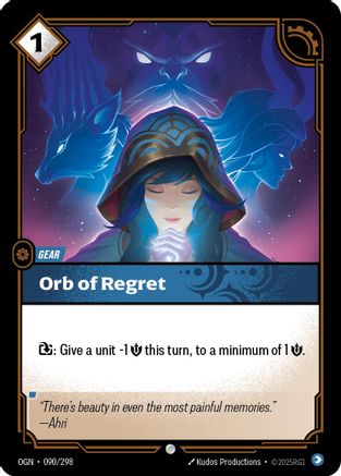 Orb of Regret (090/298) - Origins Foil
