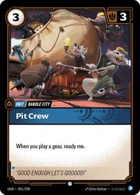 Origins : Pit Crew - 091/298 - Normal - Common - Unit
