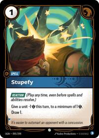Origins : Stupefy - 095/298 - Foil - Common - Spell