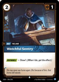 Origins : Watchful Sentry - 096/298 - Foil - Common - Unit