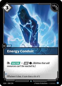 Origins : Energy Conduit - 098/298 - Normal - Uncommon - Gear