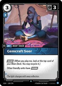 Origins : Gemcraft Seer - 100/298 - Normal - Uncommon - Unit