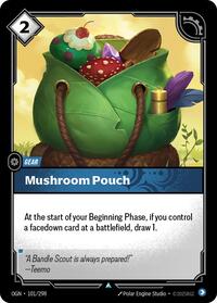 Origins : Mushroom Pouch - 101/298 - Foil - Uncommon - Gear