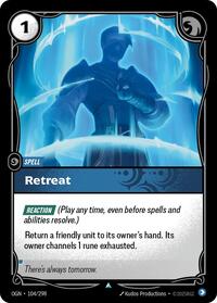 Origins : Retreat - 104/298 - Foil - Uncommon - Spell