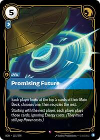 Origins : Promising Future - 115/298 - Foil - Rare - Spell