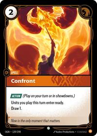 Origins : Confront - 129/298 - Foil - Common - Spell