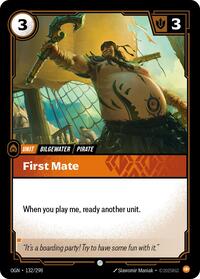 Origins : First Mate - 132/298 - Foil - Common - Unit